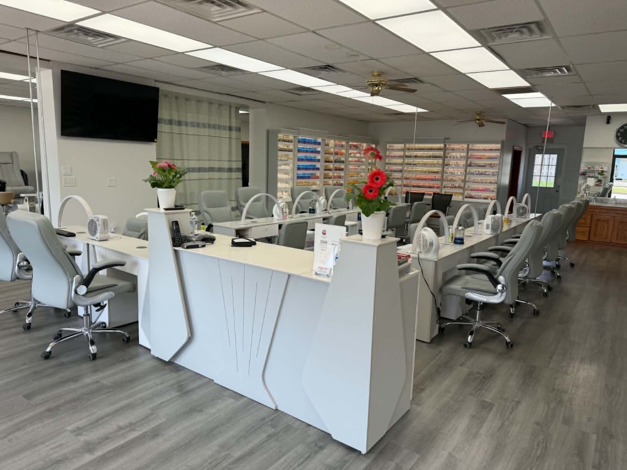 Inside Sammy's Nails salon - nail salon Holland MI